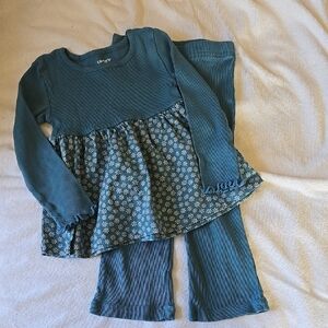 Carters Toddler Girl Matching Outfit- 2T